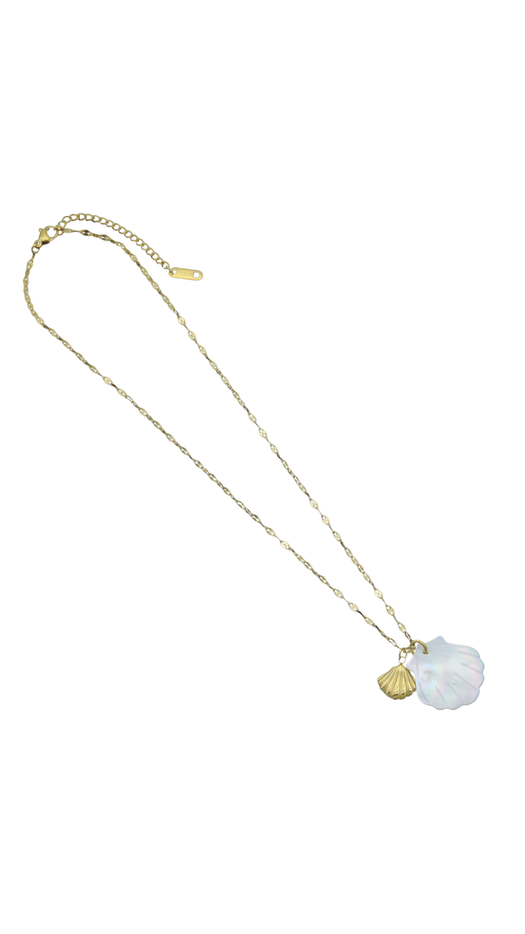 Mother of Pearl Shell Pendant Necklace *Waterproof/Stainless*