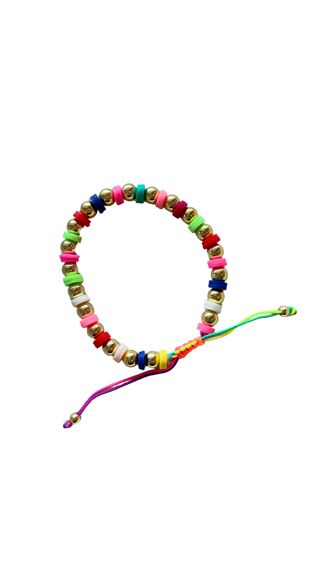Multicolor Beaded Adjustable Bracelet