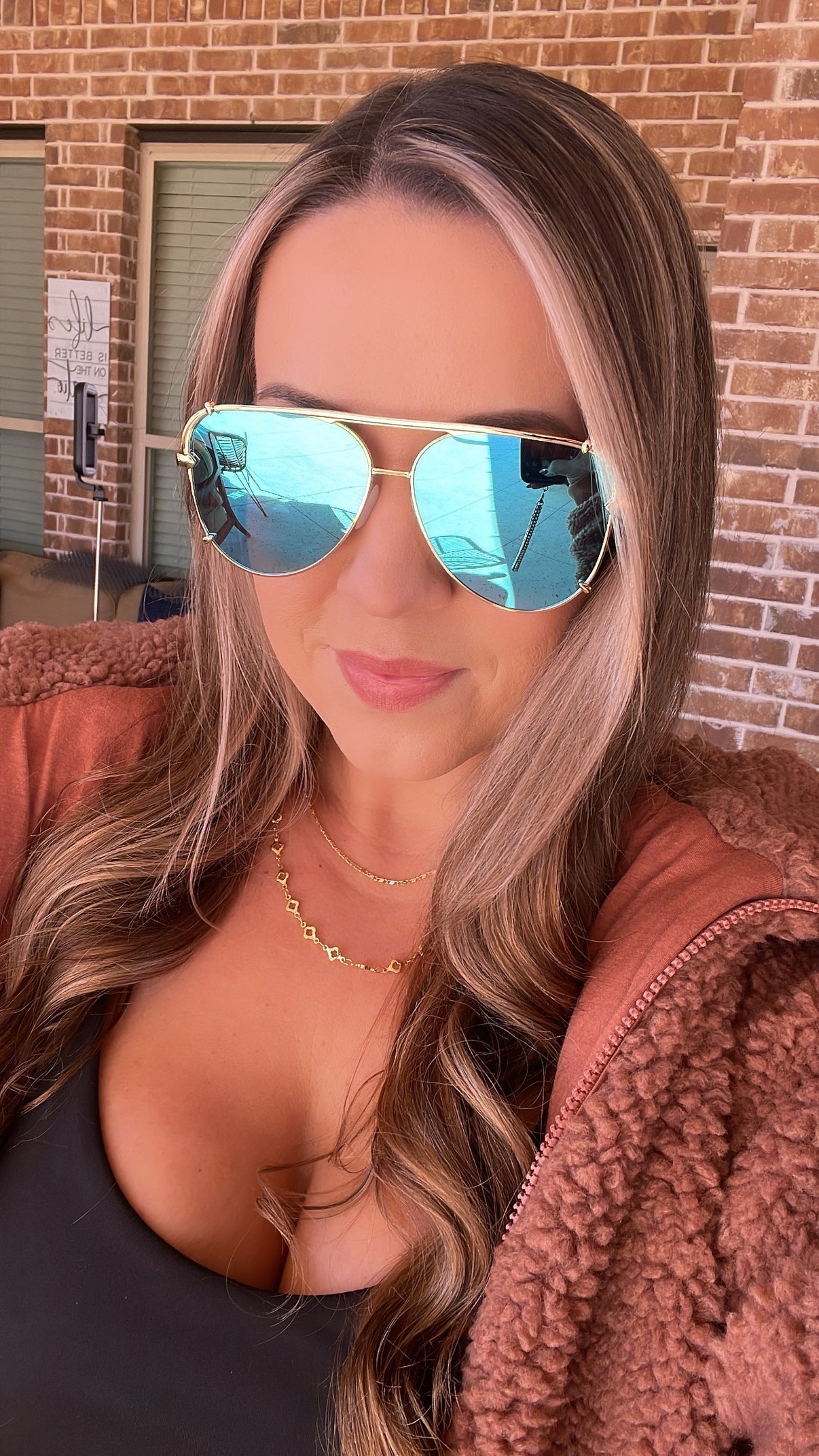 DAX Shay Tangle Free Aviator Sunglasses - 6 COLORS