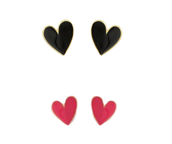 Heart Stud Earrings