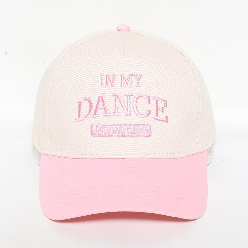 "In My Dance Mom Era" Embroidered Two Tone Baseball Cap