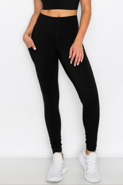LUXE Black Pocket Leggings