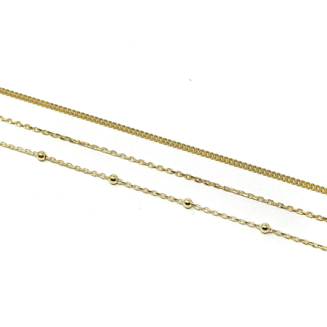 Baby Ball Chain Necklace Necklaces The Sis Kiss