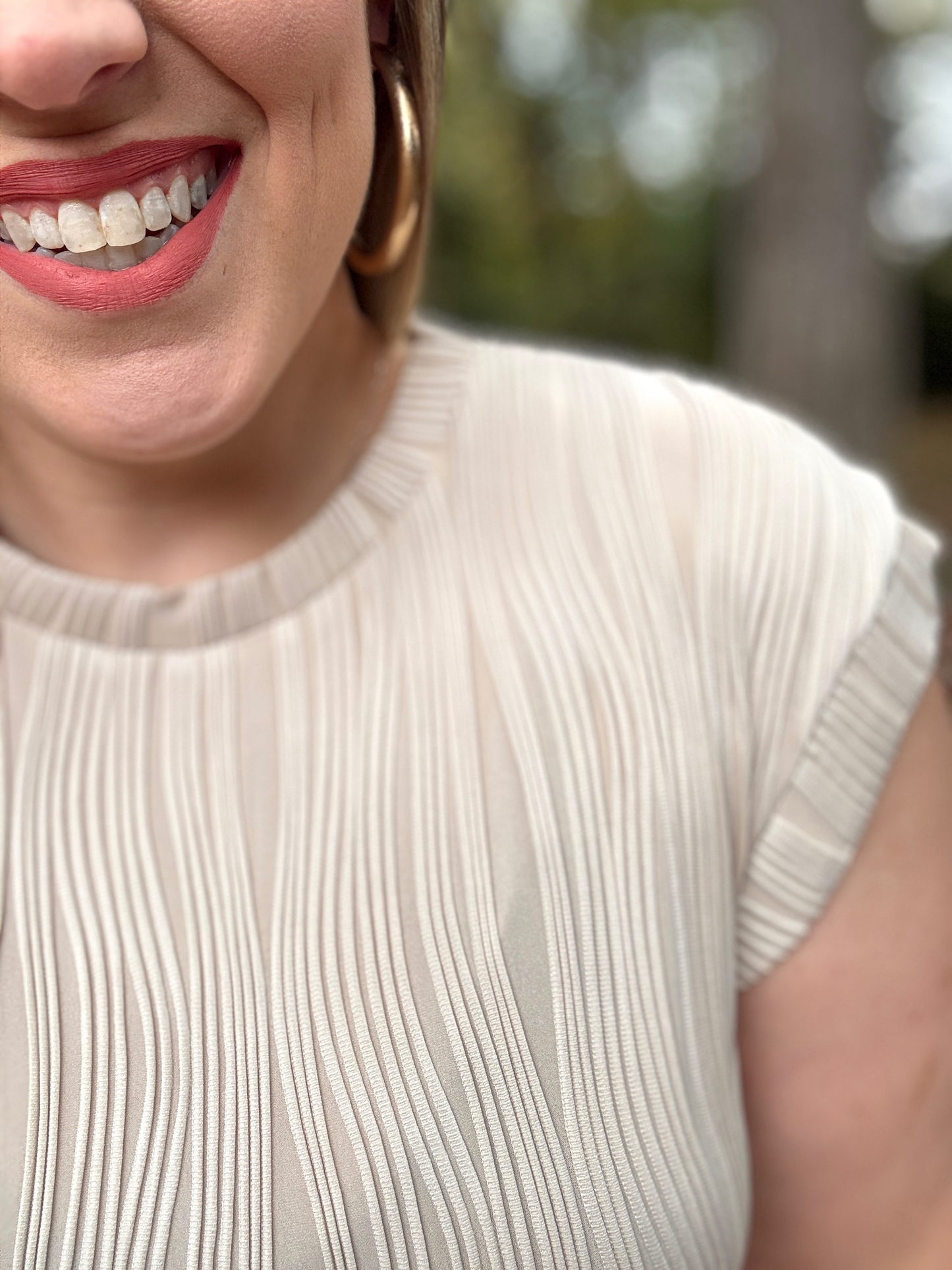 Flow With Me Embossed Top
