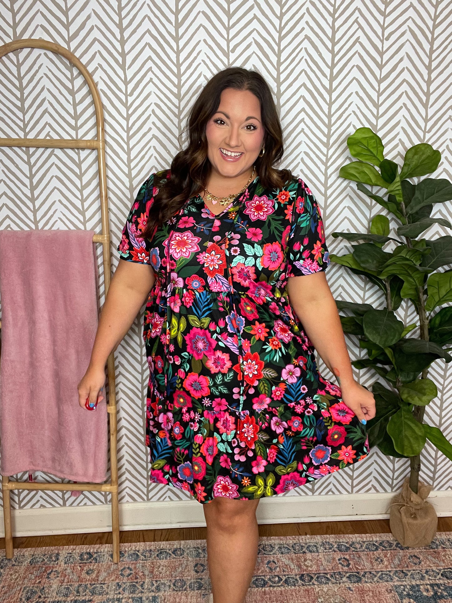 Be Someone Floral Dress