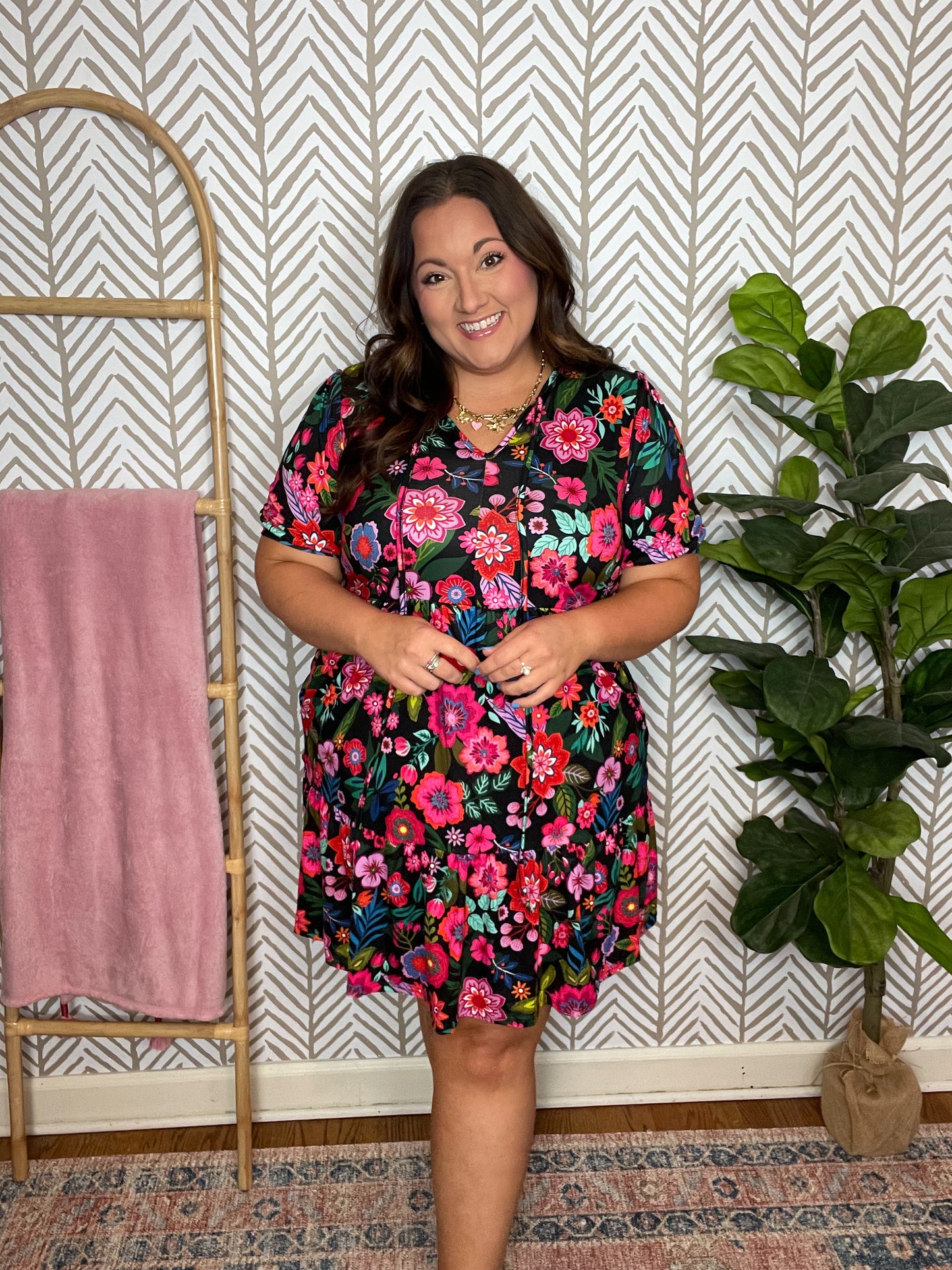 Be Someone Floral Dress