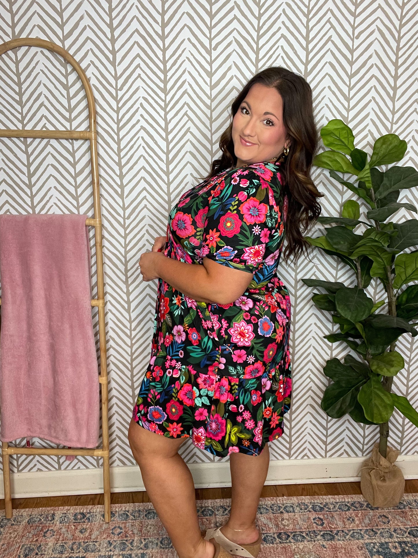 Be Someone Floral Dress