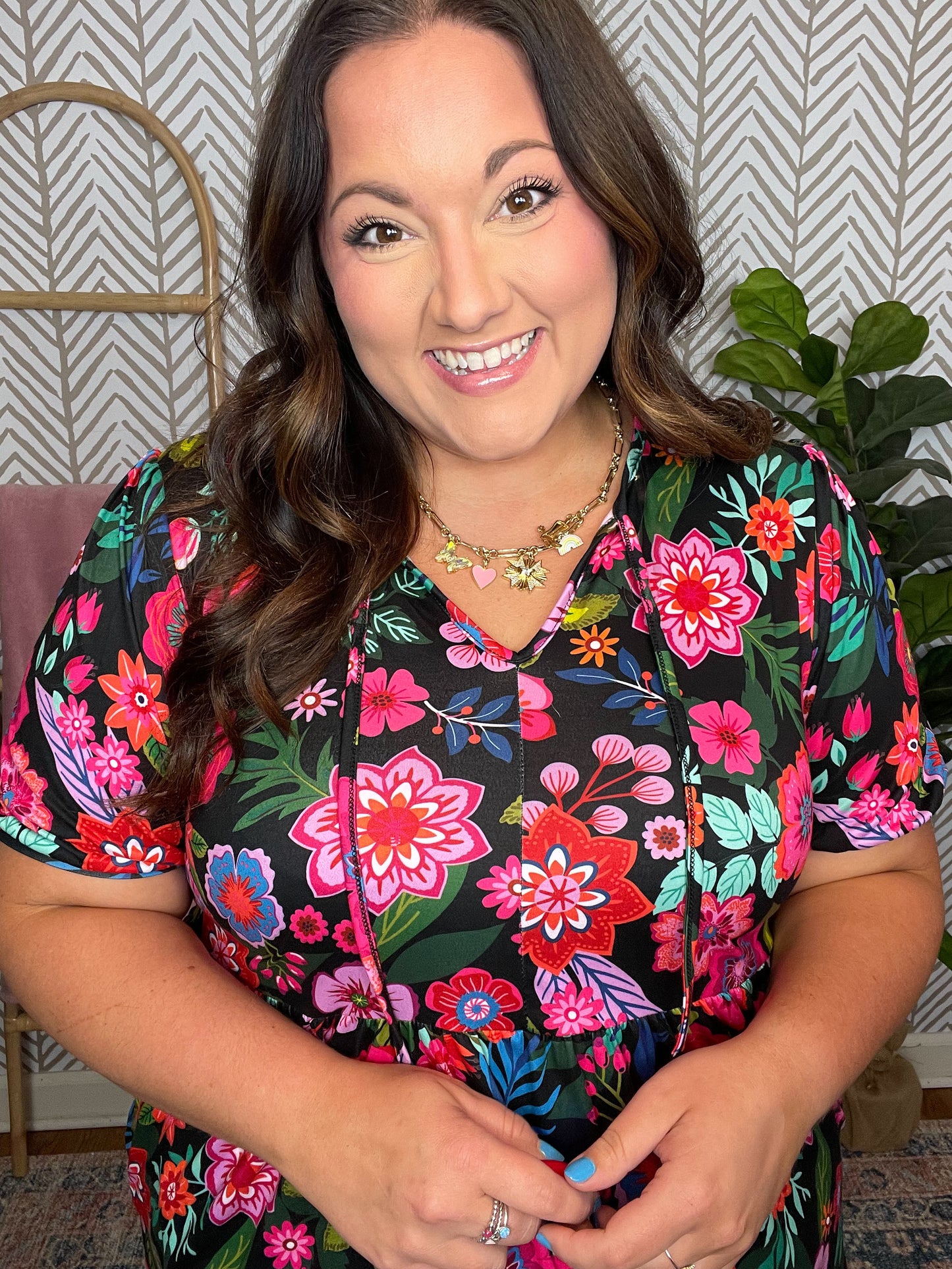 Be Someone Floral Dress