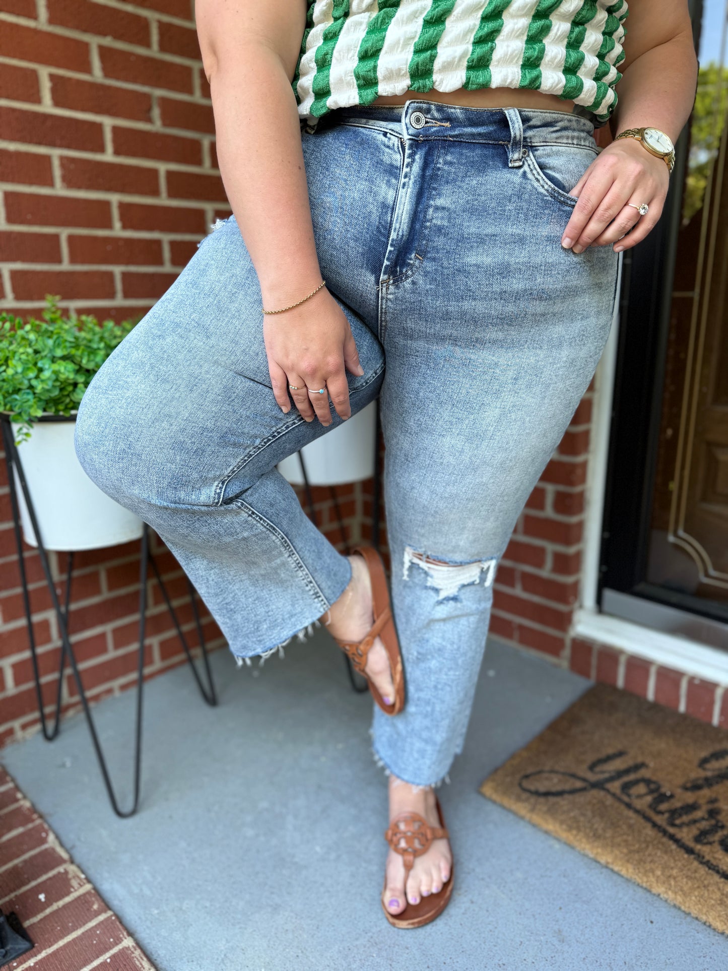 Sammy High Rise Vintage Wash Jeans