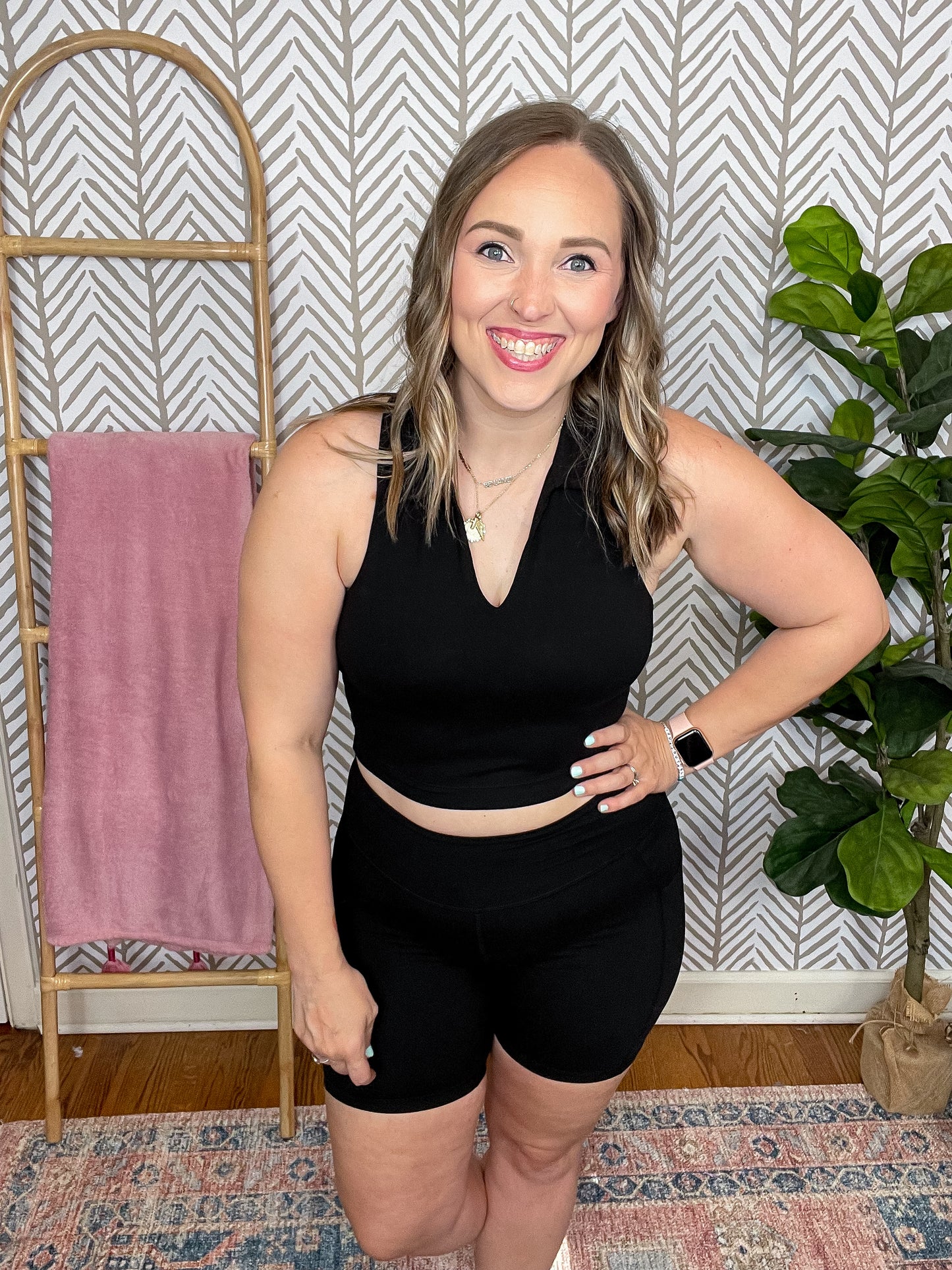 Getting Active Biker Shorts in Black