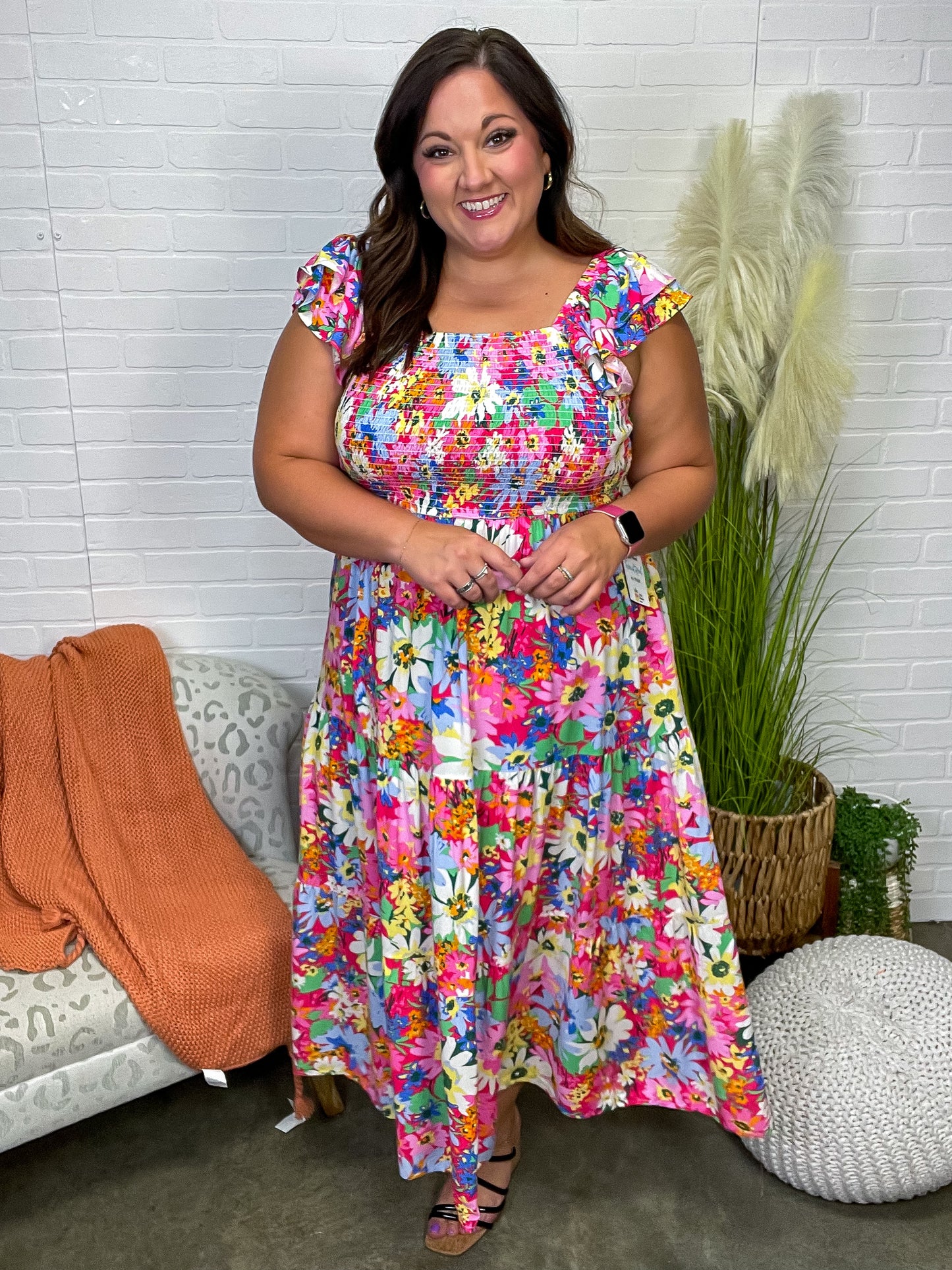 Walk in the Flowers Maxi Dress