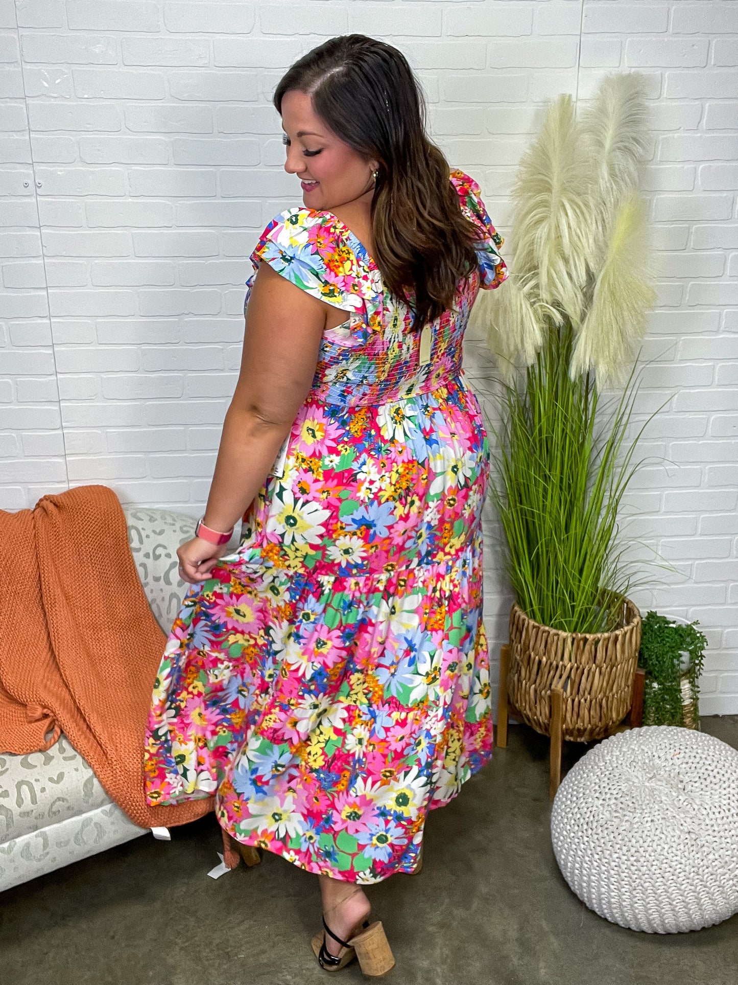 Walk in the Flowers Maxi Dress