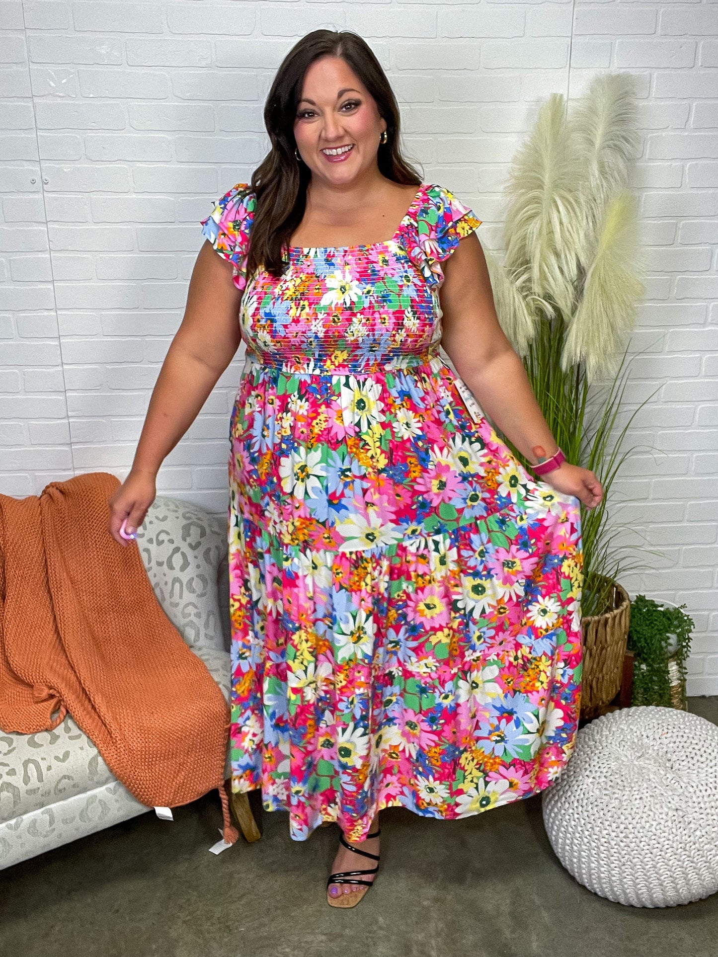Walk in the Flowers Maxi Dress