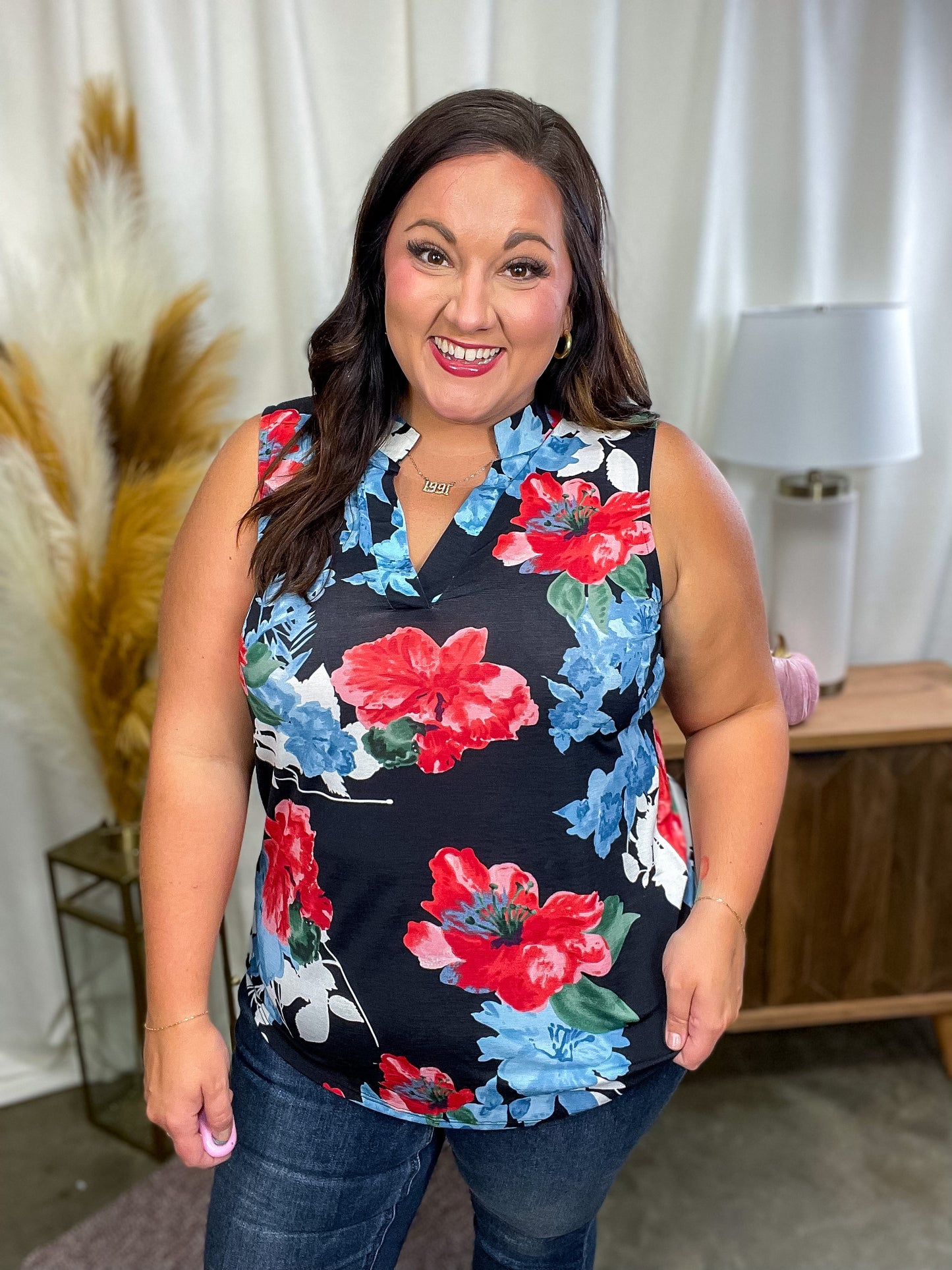 A Rose By Any Other Name Sleeveless Top