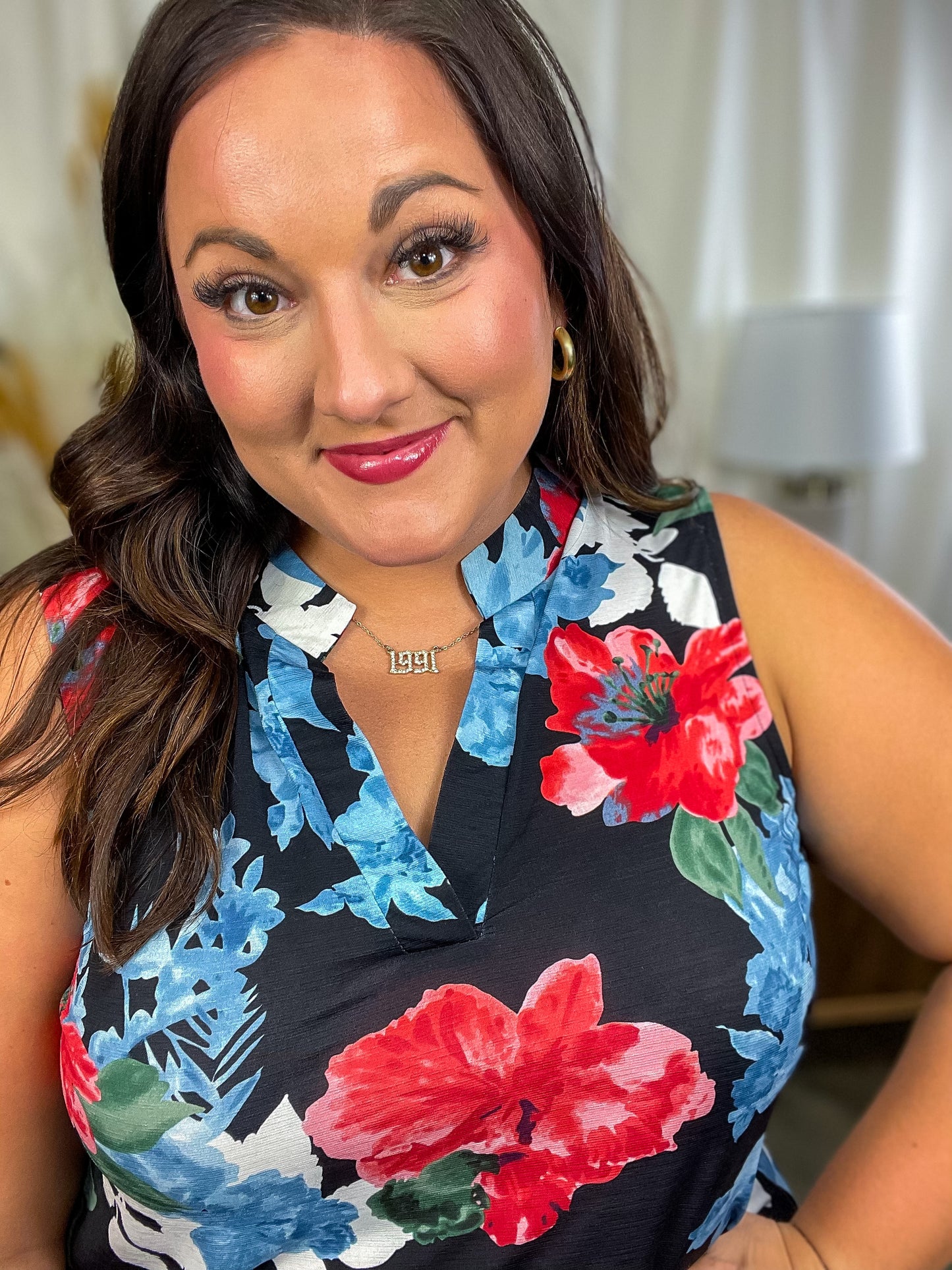 A Rose By Any Other Name Sleeveless Top
