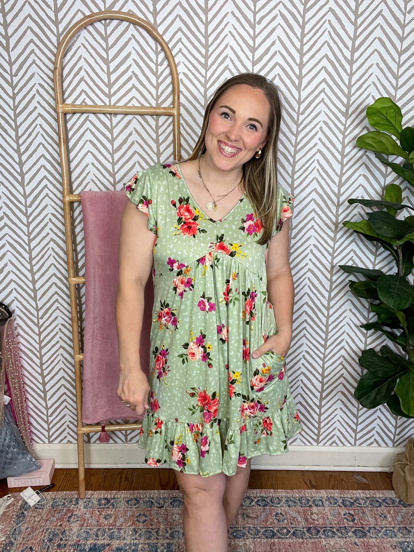 Can't Fight the Feeling Floral Dress