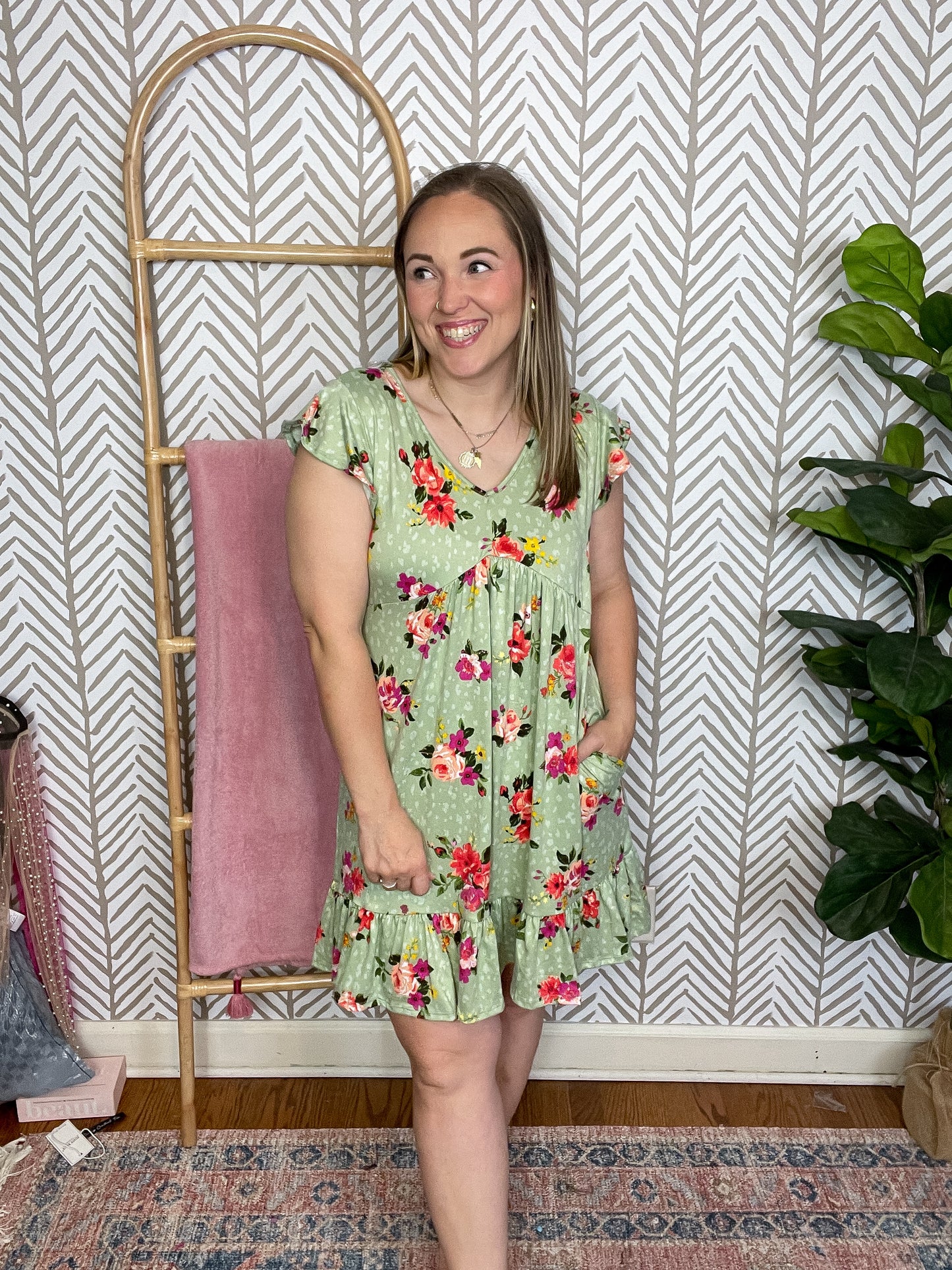 Can't Fight the Feeling Floral Dress