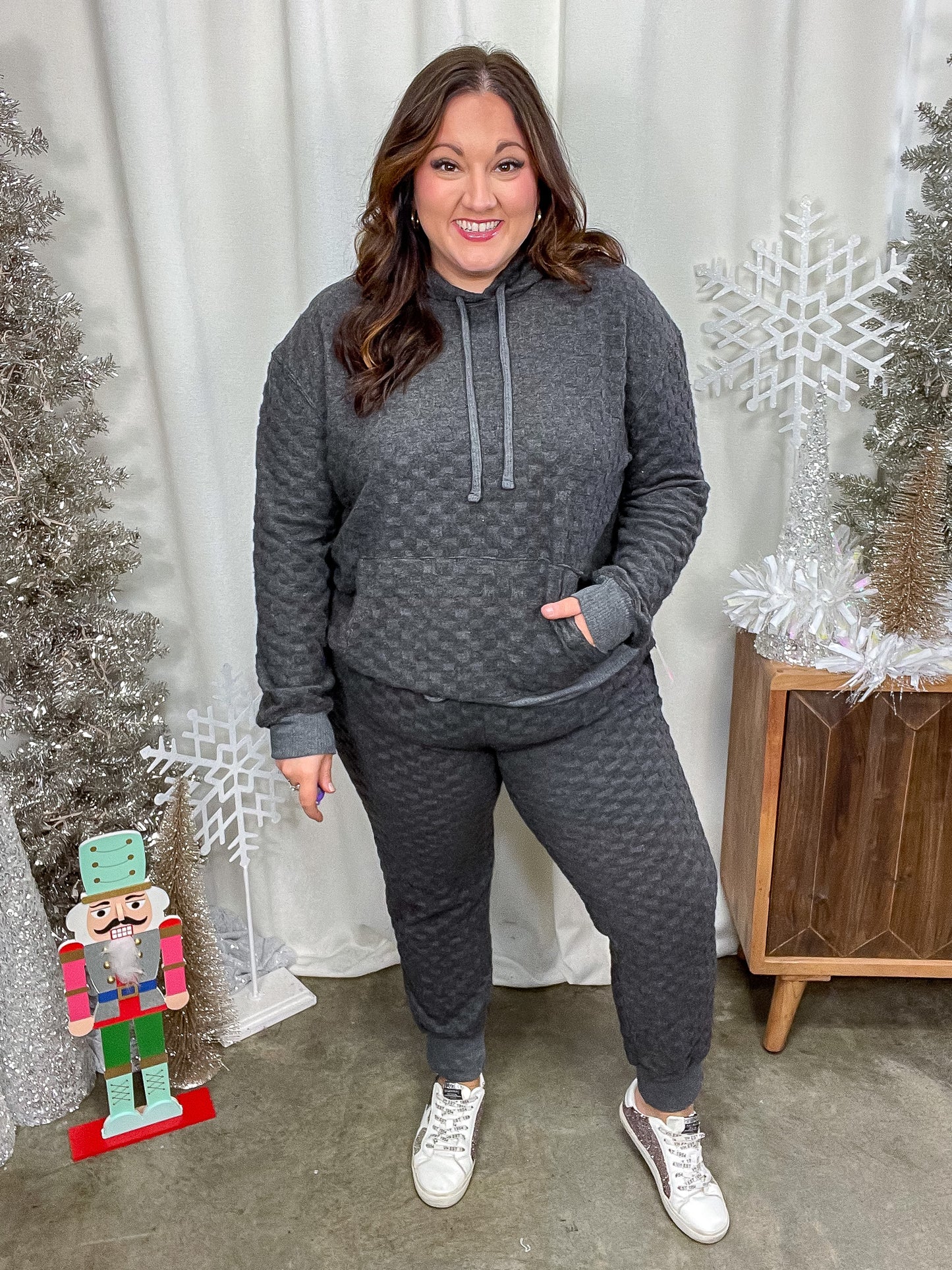Mic Check Checkered Lounge Set