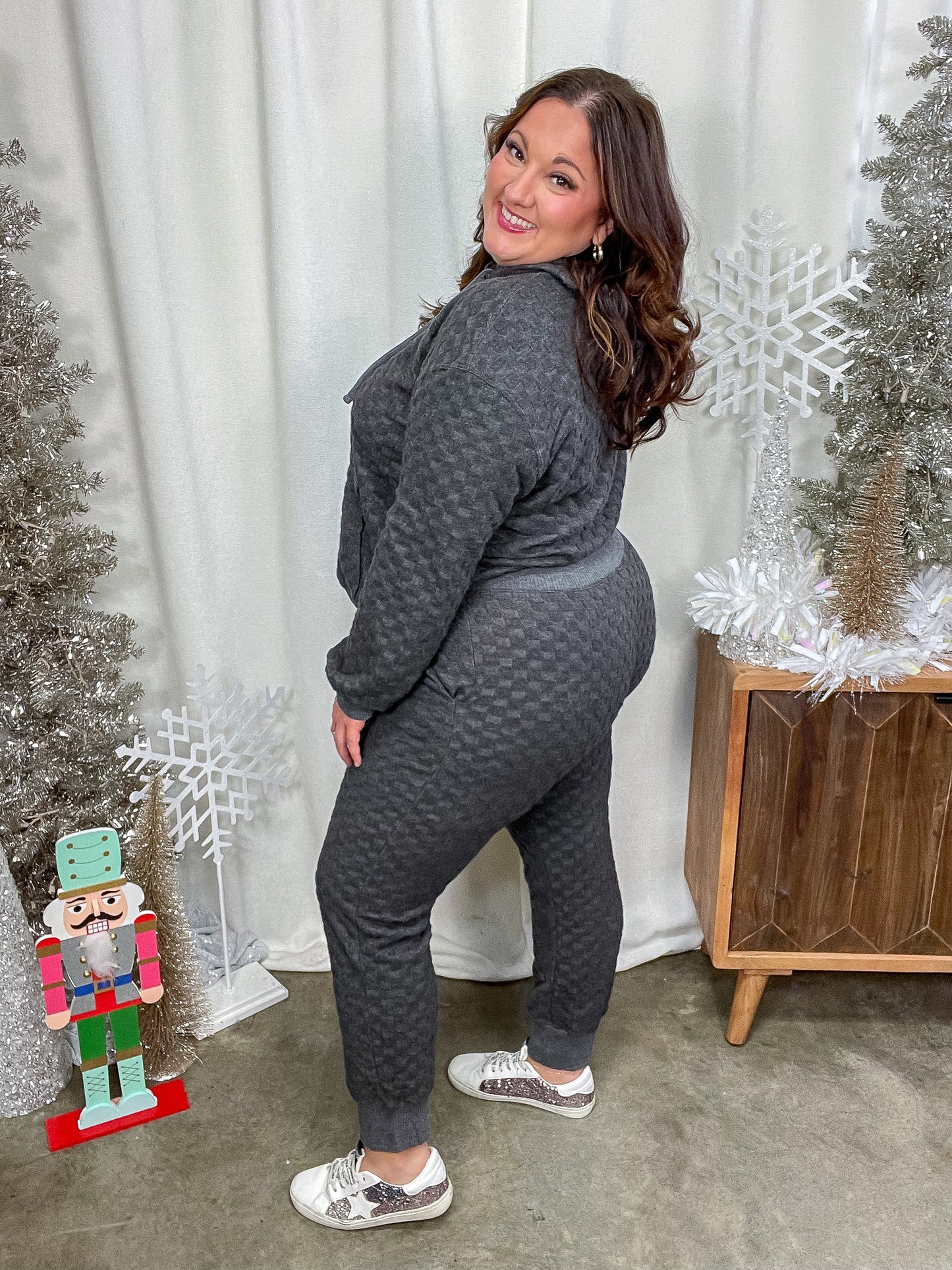 Mic Check Checkered Lounge Set