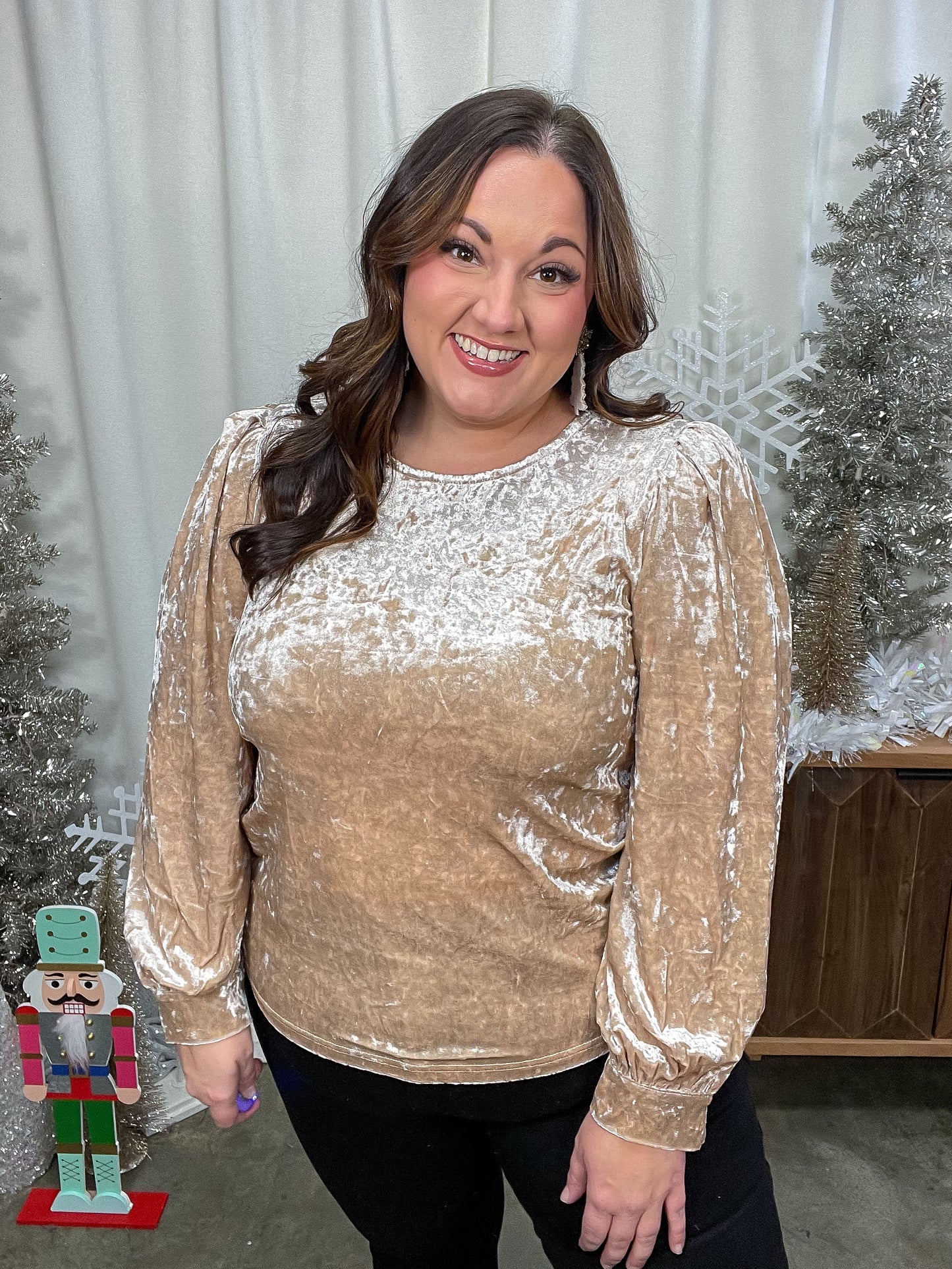 Feeling Good Velvet Blouse