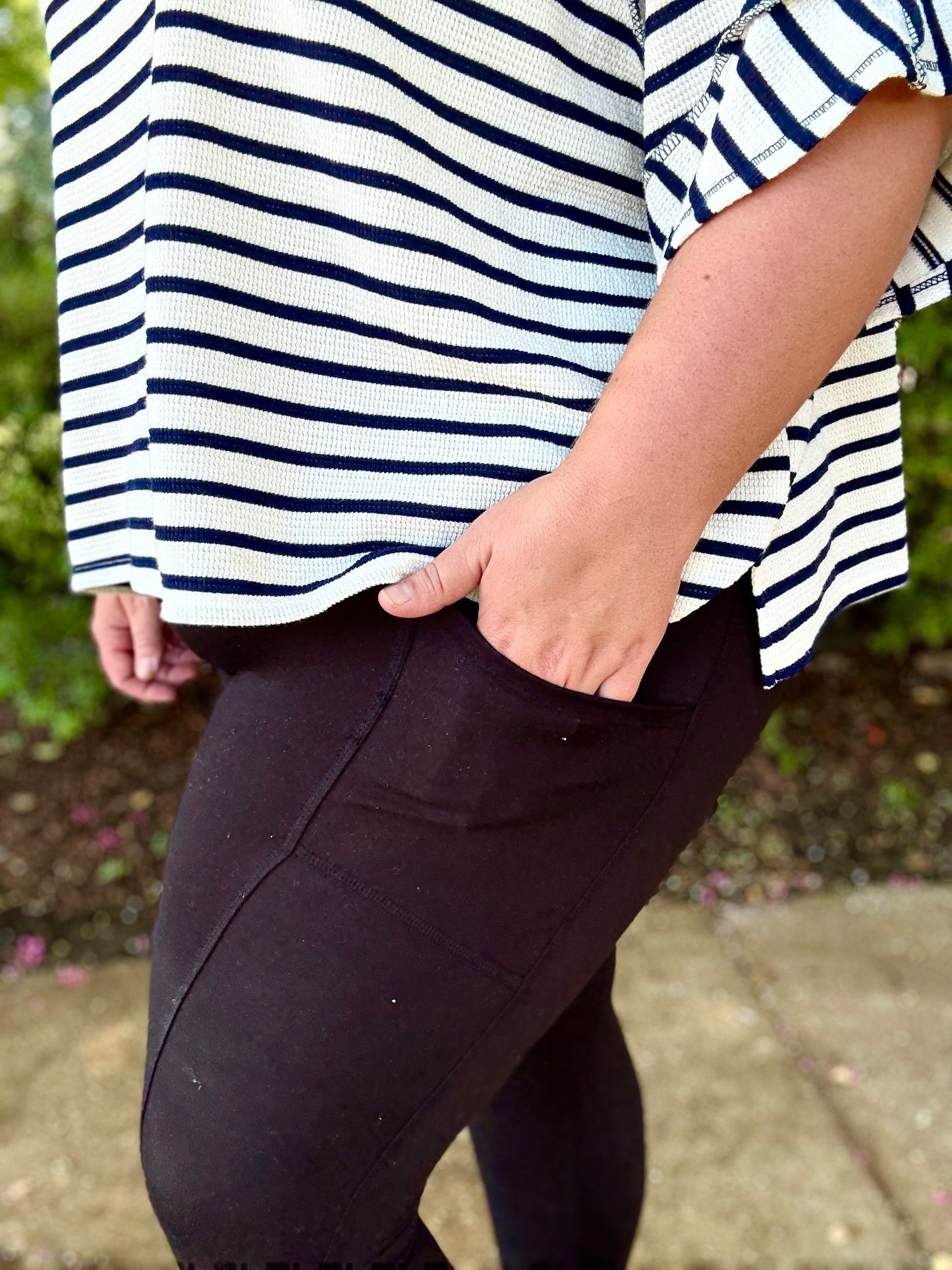 DOD Black Leggings with Pocket