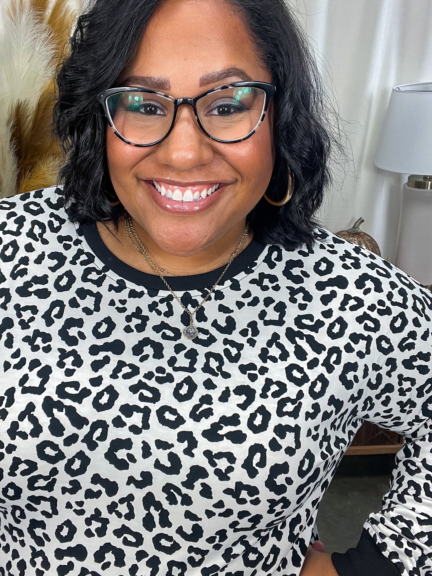 Cozy in Cheetah Pullover Sweatshirt