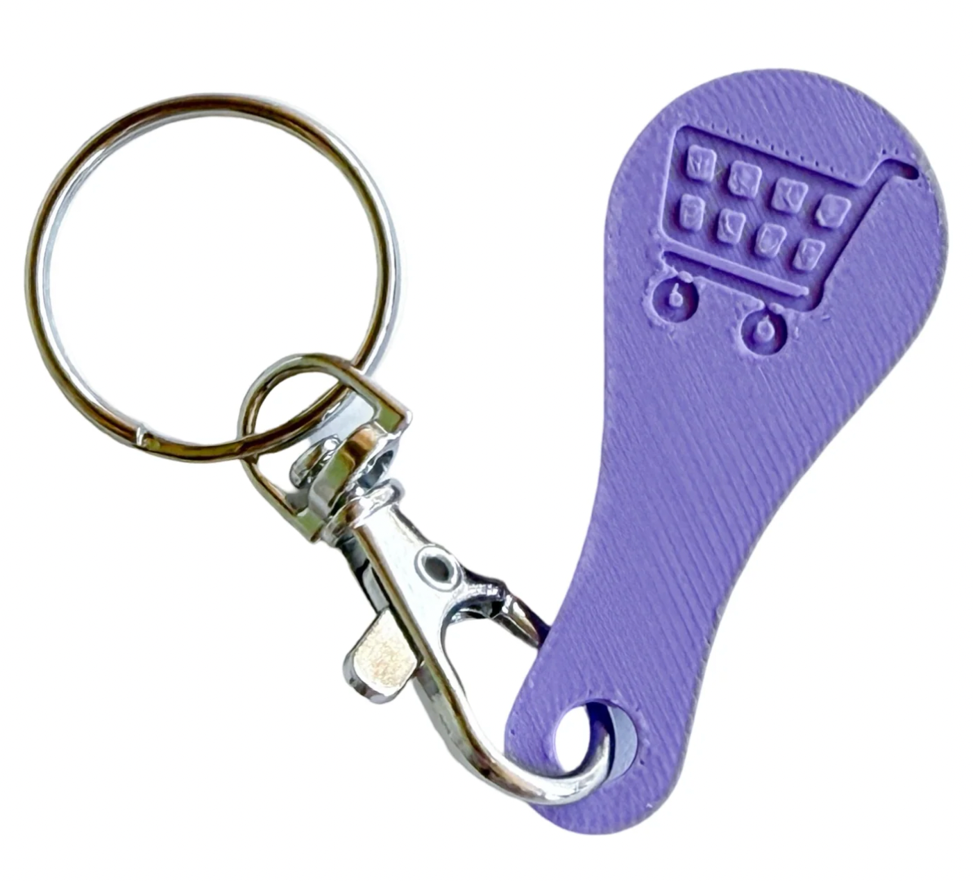 Shopping Cart Quarter Saver Keychain