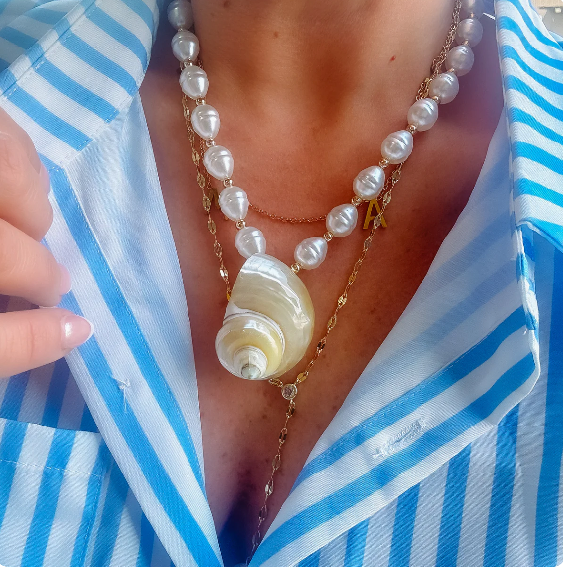 By The Sea Beaded Necklace