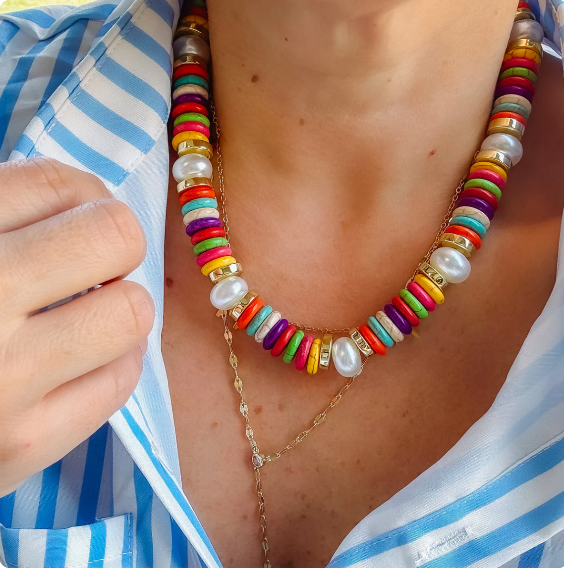 Oh Joy Beaded Necklace