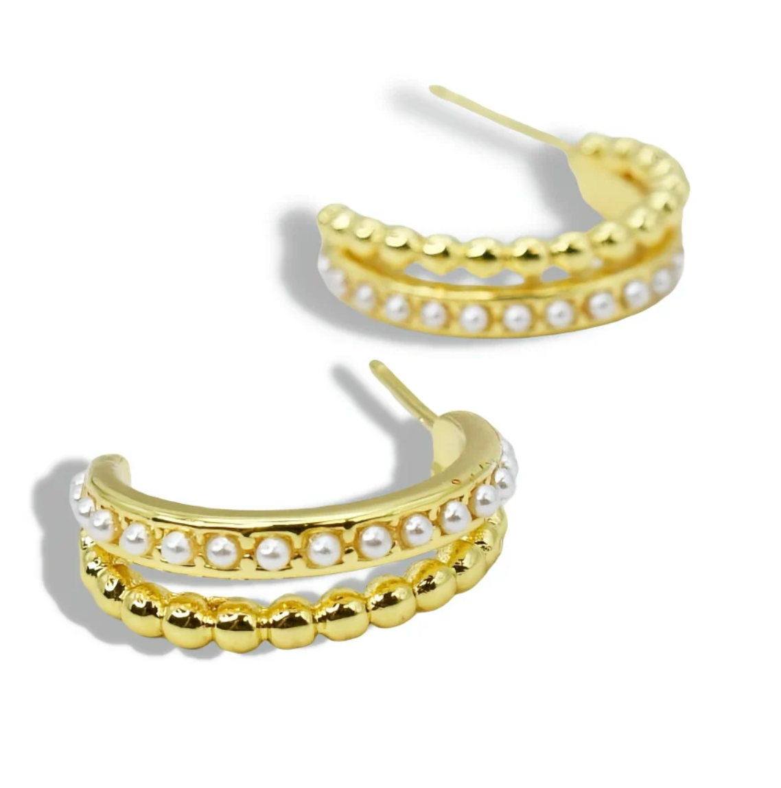 Pearl Mirage Hoops
