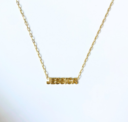 Custom Brooklyn Bubble Letter Nameplate