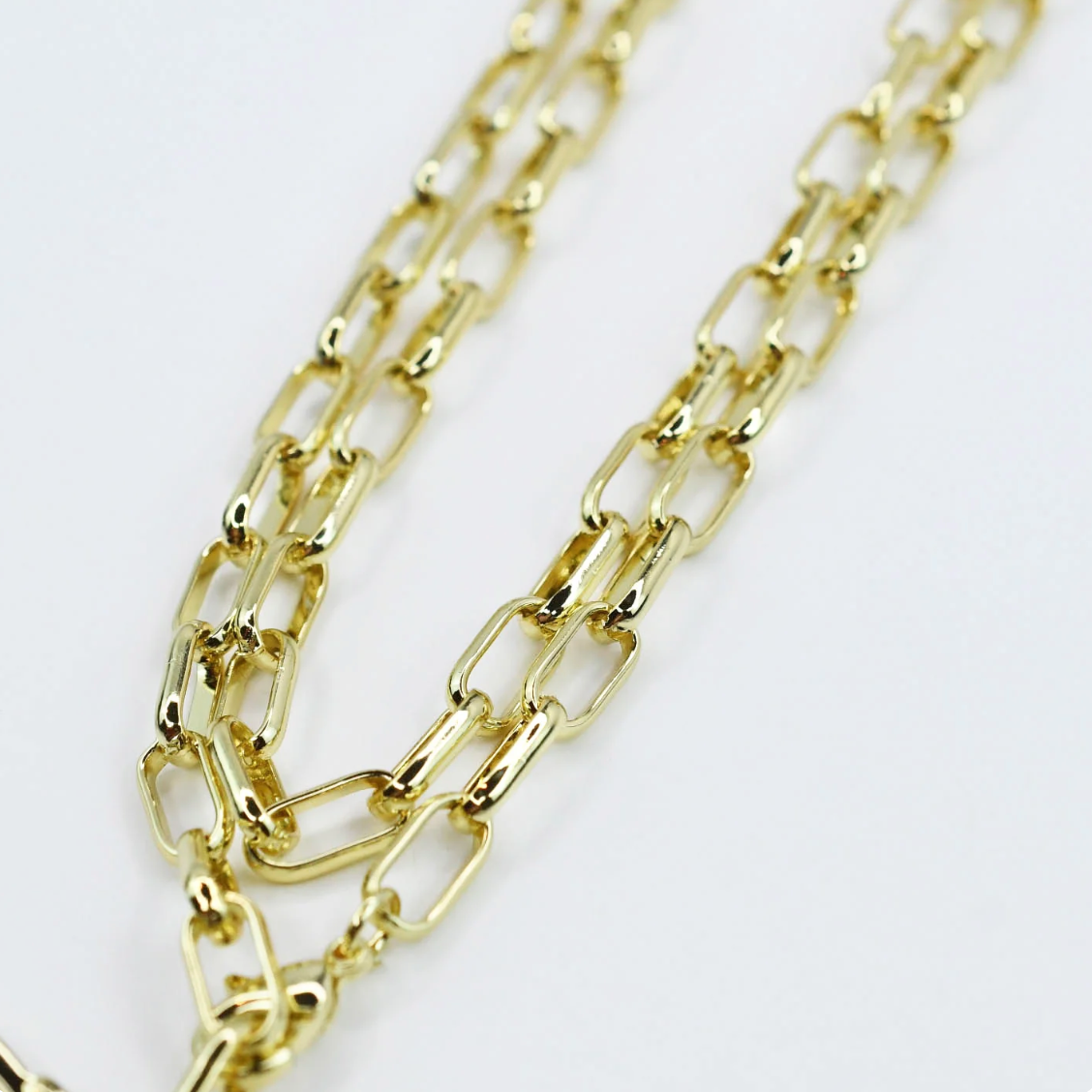 Wings of Grace Double Chain Necklace