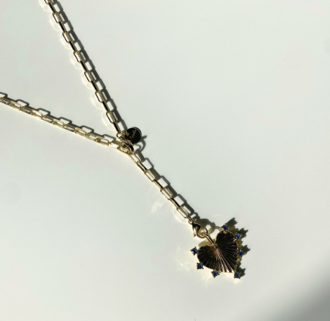 GA Special Set- Chelsea Double Clasp + Grove Heart Pendant