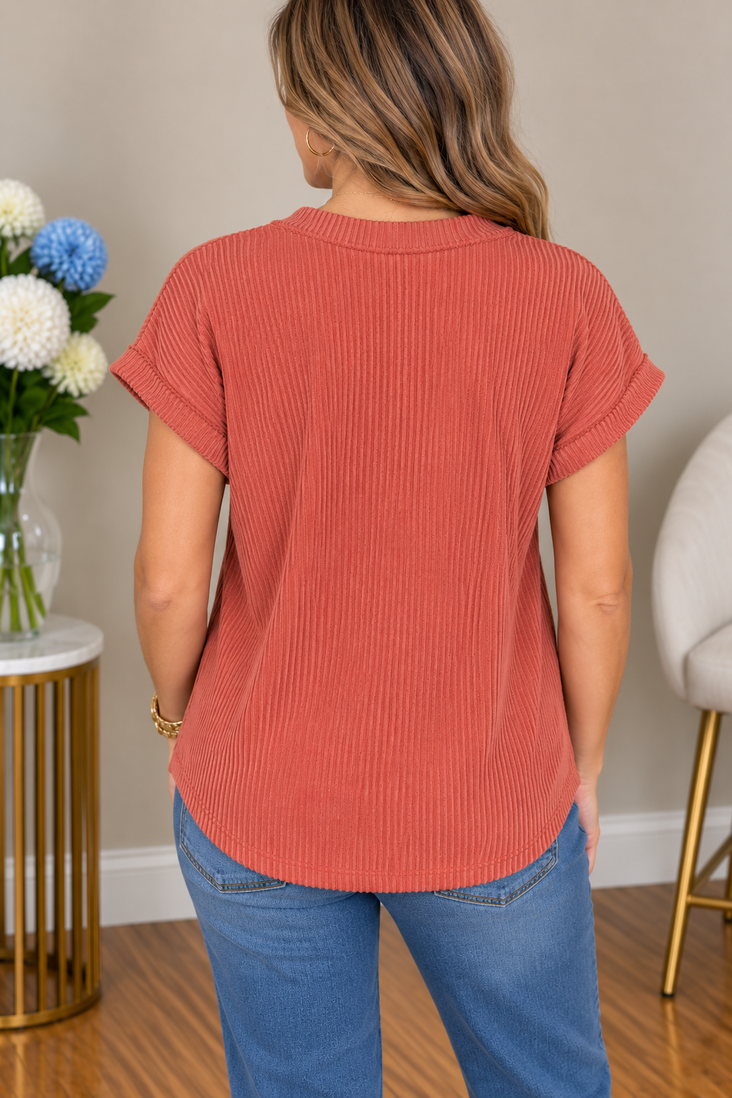 Isla Rib Fabric Top