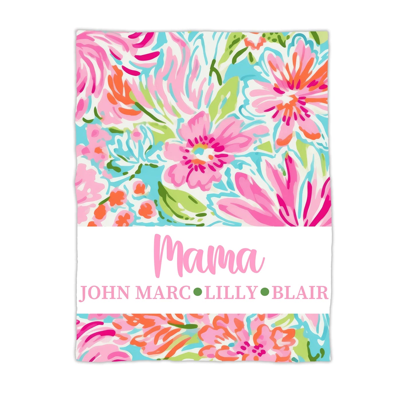 Tropical Personalized Blanket