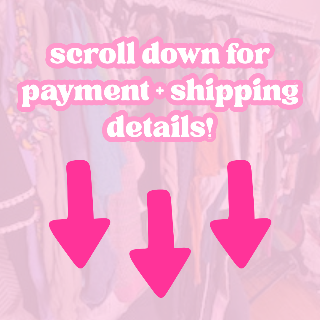 CLOSET SALE DETAILS! š