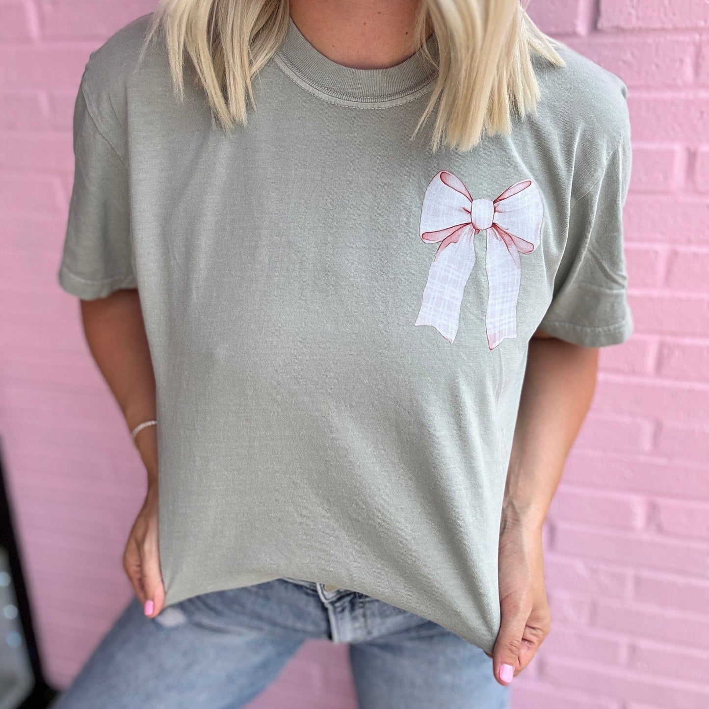 FestiviTees Women - Apparel - Shirts - T-Shirts Holly Holly Nutcracker Pocket Graphic Tee