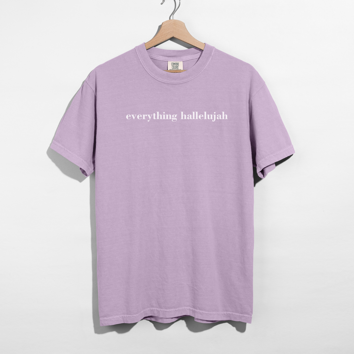 Everything Hallelujah Faith Graphic Tee | Christian Minimalist Shirt