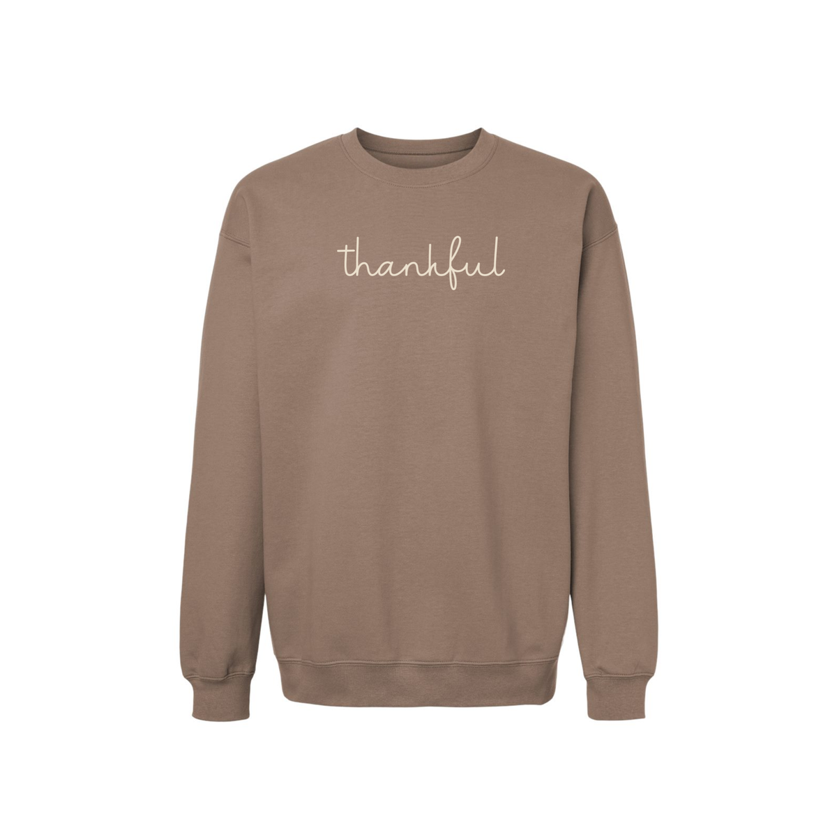 Thankful Script Crewneck Sweatshirt