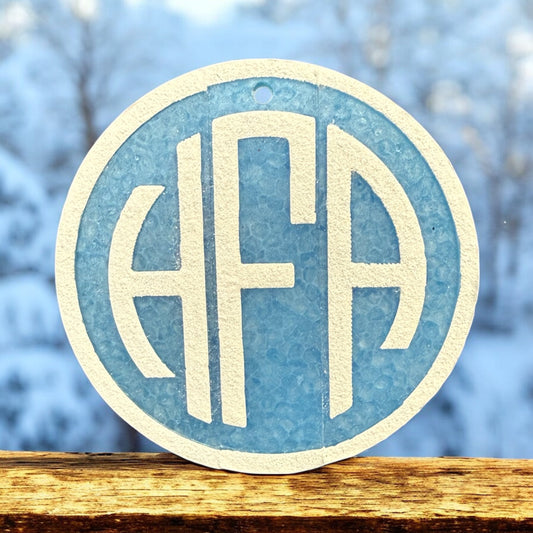 Winter Monogram Freshie