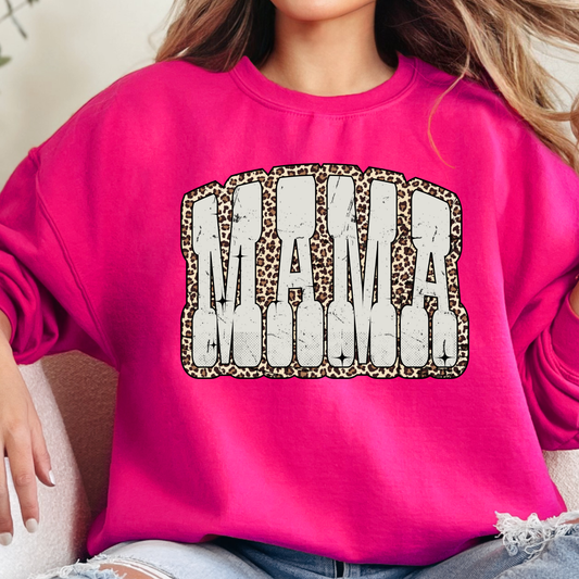 Leopard Mama Crewneck Sweatshirt