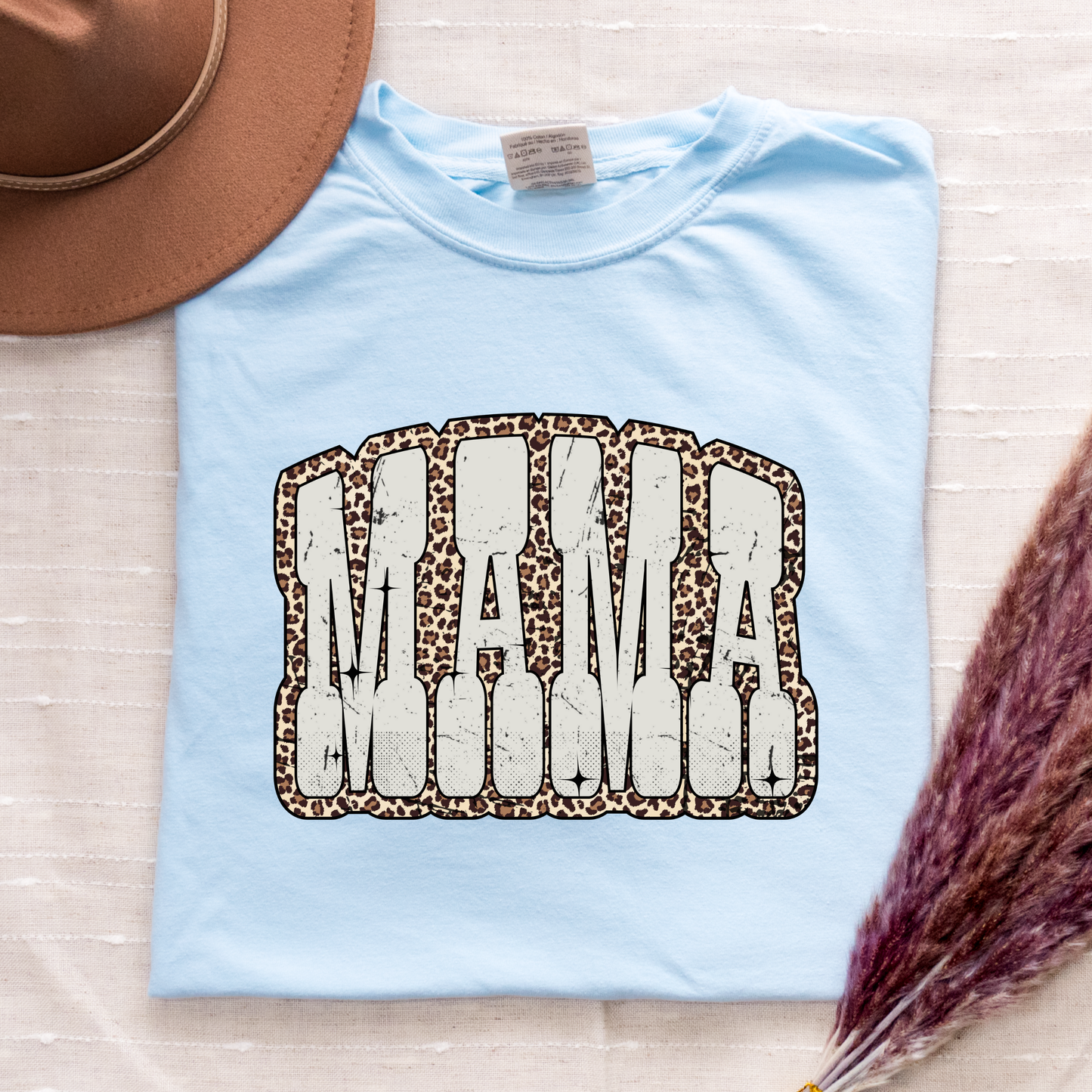 Leopard 'Mama' Comfort Colors Tee