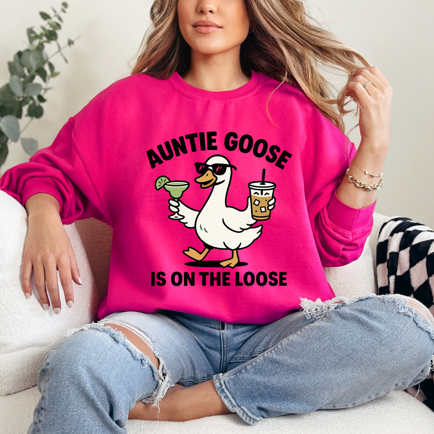 Auntie Goose Crewneck Sweatshirt