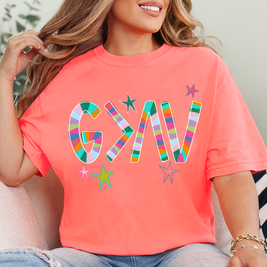 God is Greater Comfort Colors Tee