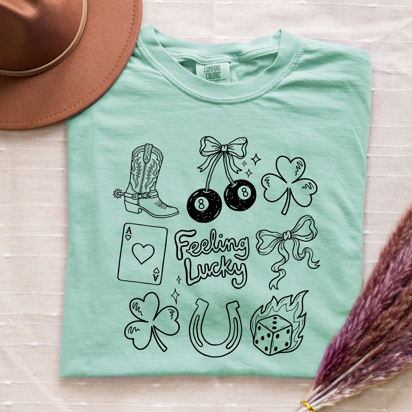 Feeling Lucky Comfort Colors Tee