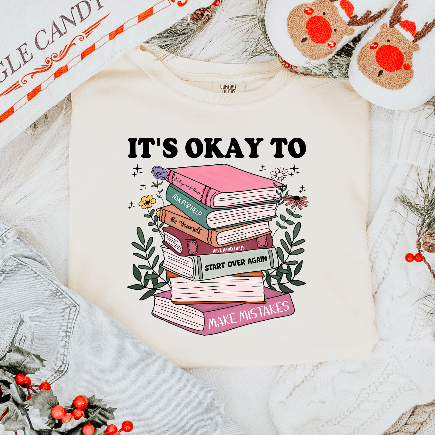 It's Okay Comfort Colors Tee