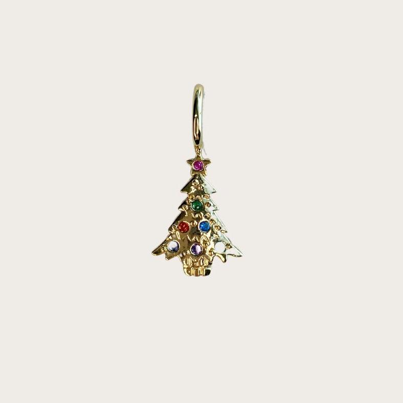 Christmas Tree Charm in Multicolor