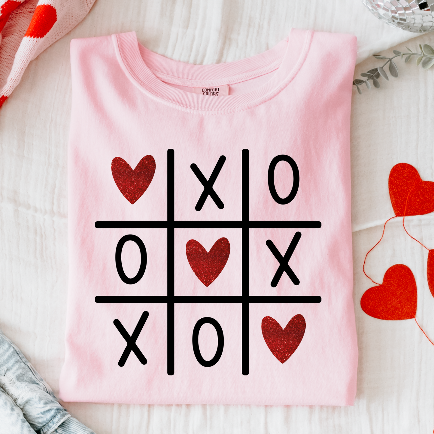 Tic Tac Toe Comfort Colors Tee