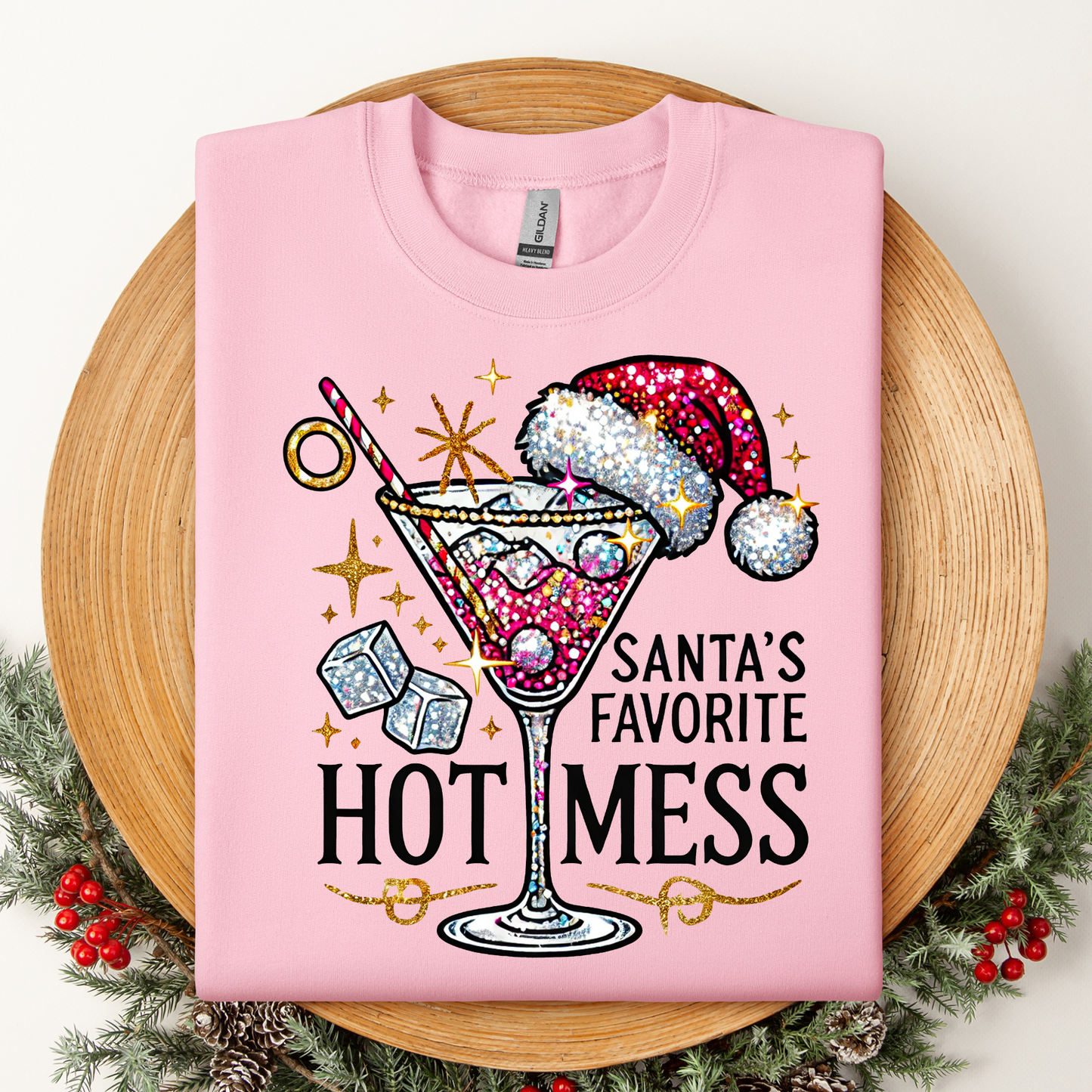 Santa's Favorite Hot Mess Crewneck