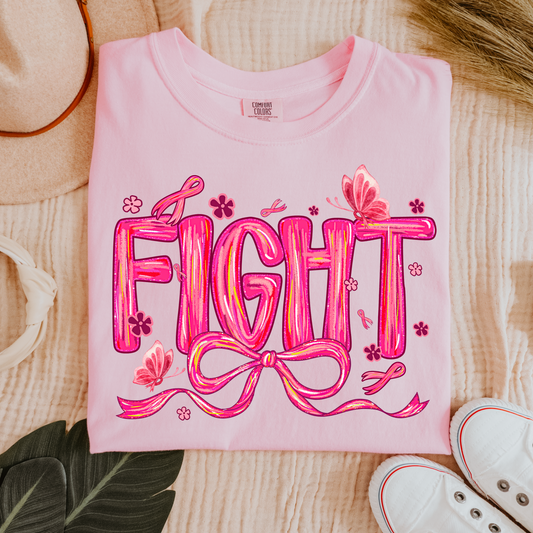 Pink Ribbon FIGHT Comfort Colors Tee